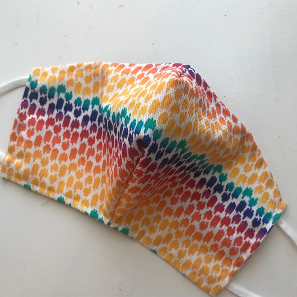 Adjustable Rainbow Face Mask